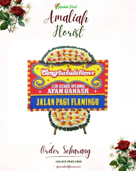Sewa Papan Bunga Bitingan